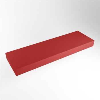 aufsatzplatte xl freihängend Solid Surface 150 cm rot m49873fi