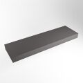 aufsatzplatte xl freihängend Solid Surface 160 cm dunkelgrau m49874dg