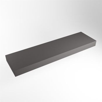 aufsatzplatte xl freihängend Solid Surface 170 cm dunkelgrau m49875dg