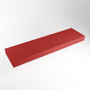 aufsatzplatte xl freihängend Solid Surface 170 cm rot m49875fi