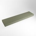 aufsatzplatte xl freihängend Solid Surface 190 cm army grün m49877ar