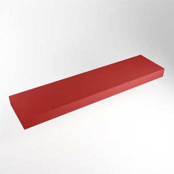 aufsatzplatte xl freihängend Solid Surface 190 cm rot m49877fi