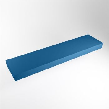 aufsatzplatte xl freihängend Solid Surface 190 cm blau m49877je