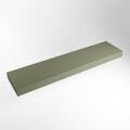 aufsatzplatte xl freihängend Solid Surface 200 cm army grün m49878ar