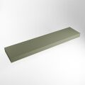 aufsatzplatte xl freihängend Solid Surface 210 cm army grün m49879ar