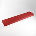 aufsatzplatte xl freihängend Solid Surface 220 cm rot m49880fi