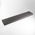 aufsatzplatte xl freihängend Solid Surface 230 cm dunkelgrau m49881dg