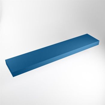aufsatzplatte xl freihängend Solid Surface 230 cm blau m49881je