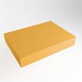 aufsatzplatte xxl freihängend Solid Surface 70 cm gelb m49883ch
