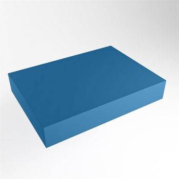 aufsatzplatte xxl freihängend Solid Surface 70 cm blau m49883je