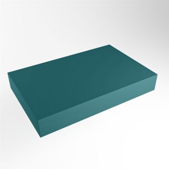 aufsatzplatte xxl freihängend Solid Surface 80 cm ozeanblau m49884sg