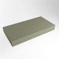 aufsatzplatte xxl freihängend Solid Surface 100 cm army grün m49886ar