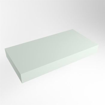 aufsatzplatte xxl freihängend Solid Surface 100 cm minze m49886gy