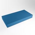 aufsatzplatte xxl freihängend Solid Surface 100 cm blau m49886je