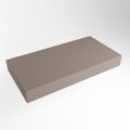 aufsatzplatte xxl freihängend Solid Surface 100 cm taupe m49886sk
