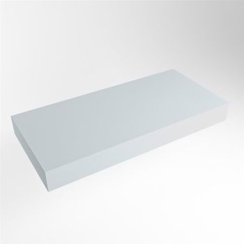 aufsatzplatte xxl freihängend Solid Surface 110 cm babyblau m49887cl