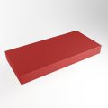 aufsatzplatte xxl freihängend Solid Surface 110 cm rot m49887fi
