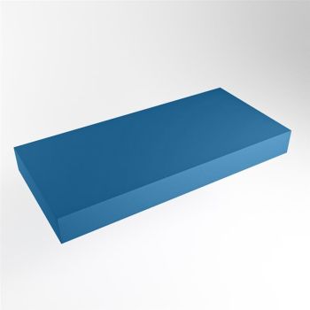 aufsatzplatte xxl freihängend Solid Surface 110 cm blau m49887je