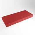 aufsatzplatte xxl freihängend Solid Surface 120 cm rot m49888fi