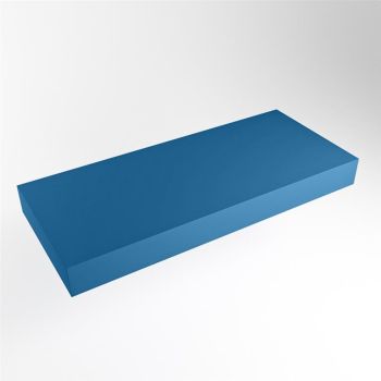 aufsatzplatte xxl freihängend Solid Surface 120 cm blau m49888je