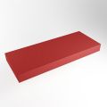 aufsatzplatte xxl freihängend Solid Surface 130 cm rot m49889fi
