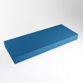 aufsatzplatte xxl freihängend Solid Surface 130 cm blau m49889je