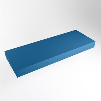 aufsatzplatte xxl freihängend Solid Surface 140 cm blau m49890je
