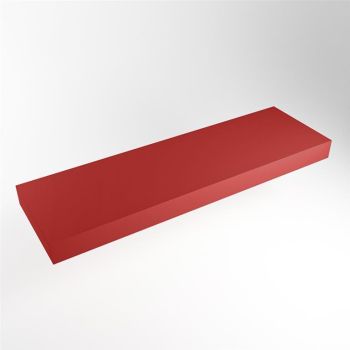 aufsatzplatte xxl freihängend Solid Surface 170 cm rot m49893fi