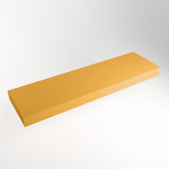 aufsatzplatte xxl freihängend Solid Surface 180 cm gelb m49894ch