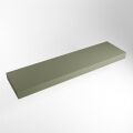 aufsatzplatte xxl freihängend Solid Surface 200 cm army grün m49896ar