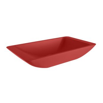 aufsatzwaschbecken solid surface topi außen Rot innen Rot 60cm M80180fi