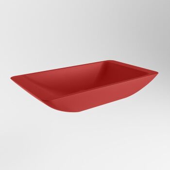 aufsatzwaschbecken solid surface topi außen Rot innen Rot 60cm M80180fi
