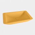 aufsatzwaschbecken solid surface topi außen Gelb innen Gelb 60cm M80180ch