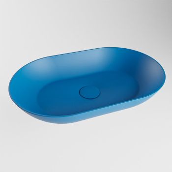 aufsatzwaschbecken solid surface omni au&szlig;en Blau...