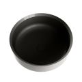 aufsatzwaschbecken solid surface coss außen Schwarz innen Schwarz 36cm M49901ur