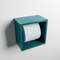 toilettenpapierhalter solid surface würfel ozeanblau