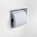 toilettenpapierhalter solid surface halbe würfel weiß