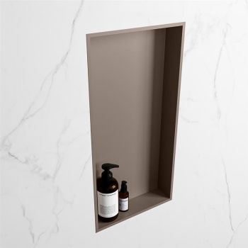 h&auml;ngeregal easy solid surface 1 fach taupe 59,5 cm