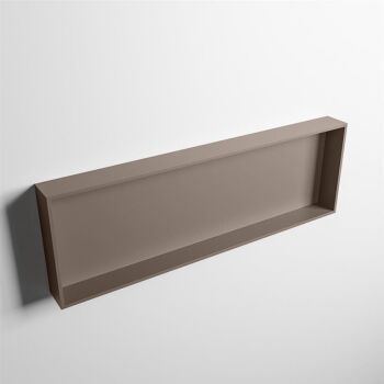 hängeregal easy solid surface 1 fach taupe 89,5 cm