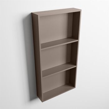 hängeregal easy solid surface 3 fächer taupe 59,5 cm