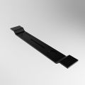 badewannenablage schwarz solid surface easy 86 x 12,5 x 4,2 cm