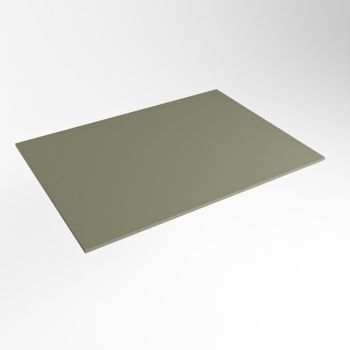 einbauplatte army grün solid surface 71 x 51 x 0,9 cm