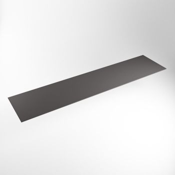 einbauplatte dunkelgrau solid surface 221 x 51 x 0,9 cm