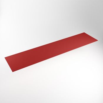 einbauplatte rot solid surface 221 x 51 x 0,9 cm