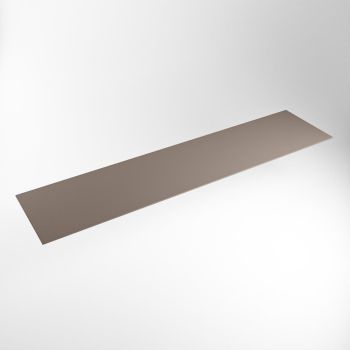 einbauplatte taupe solid surface 221 x 51 x 0,9 cm