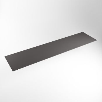 einbauplatte dunkelgrau solid surface 211 x 51 x 0,9 cm