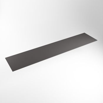 einbauplatte dunkelgrau solid surface 211 x 46 x 0,9 cm