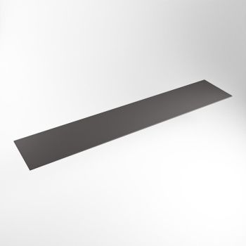 einbauplatte dunkelgrau solid surface 211 x 41 x 0,9 cm