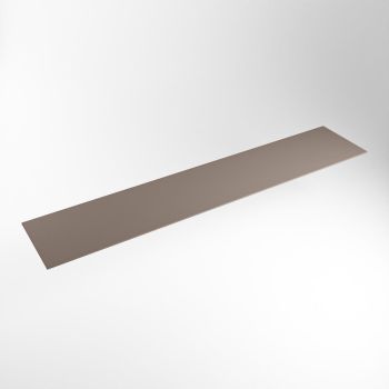 einbauplatte taupe solid surface 211 x 41 x 0,9 cm