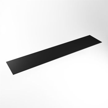 einbauplatte schwarz solid surface 211 x 41 x 0,9 cm